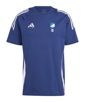 adidas Tiro 24 T-Shirt Blau Weiss