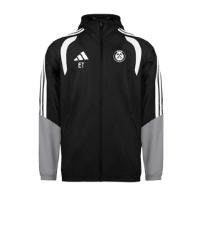 adidas Tiro 26 Regenjacke Schwarz