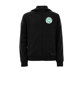 adidas Tiro 25 Travel Kapuzenjacke Kids Schwarz