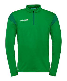 uhlsport Squad 27 1/4 Zip Top Sweatshirt Grün F90 - gruen