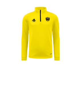 Sweatshirt adidas Entrada 22 Demi-Zip enfants jaune