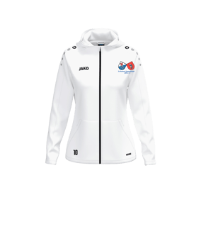 JAKO One Kapuzenjacke Damen Weiß F0