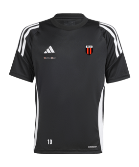 adidas Tiro 24 Trikot Kids Schwarz Weiss