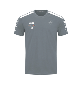 JAKO Power T-Shirt Grau Weiss F840