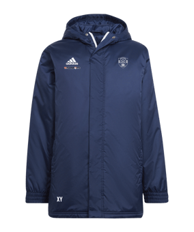 adidas Entrada 22 Stadium Winterjacke Kids Blau