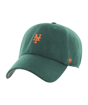 '47 Brand MLB New York Mets Premium Base Runner 47 Clean Up Cap Grün - gruen