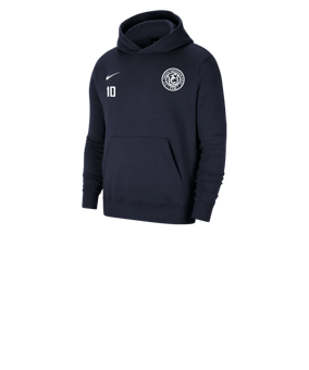 Nike Park 20 Fleece Hoody Kids Blau Weiss F451