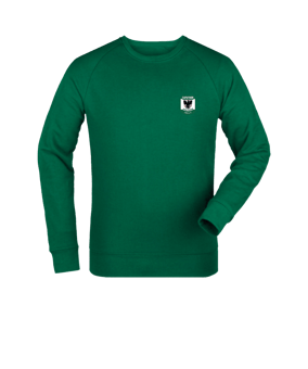 Merch Roller Sweatshirt Bottle Green | #justlogo4c