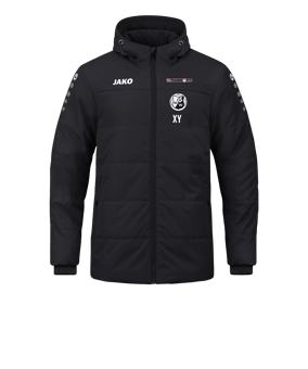 JAKO Team Coach Kapuzenjacke Schwarz F800