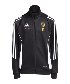 adidas Tiro 24 Trainingsjacke Kids Schwarz Weiss