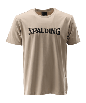 Spalding Logo Ss23 T-Shirt Braun - braun