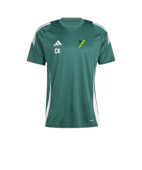 adidas Tiro 24 Trikot Dunkelgrün Weiss