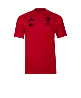 adidas Tiro Travel T-Shirt Rot