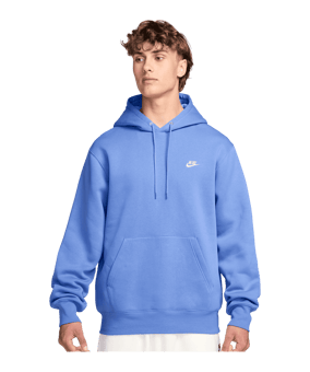 Nike Club Hoody Blu C494 - blu