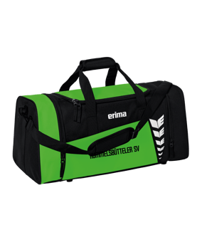 Erima Six Wings Sporttasche Gr. L Grün Schwarz