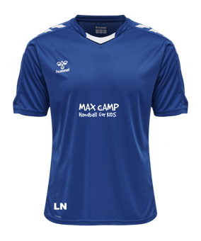 Hummel hmlCORE XK Poly Trikot Kids Blau F7045