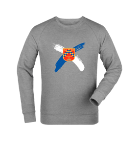 Merch Roller Sweatshirt Heather Grey | #cross