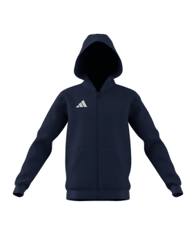 adidas Entrada 26 Kapuzenjacke Kids Blau - blau