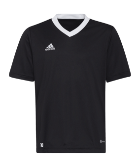 adidas Entrada 22 Trikot Kids Schwarz Weiss