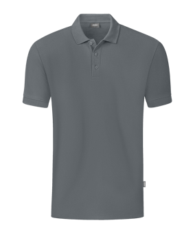 JAKO Organic Polo Shirt Grau F840 - grau
