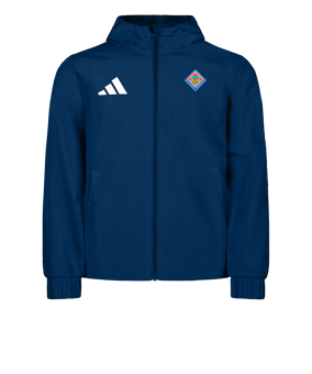 adidas Entrada 26 Allwetterjacke Dunkelblau
