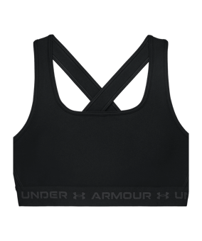 Under Armour Mid Sport-BH Damen Schwarz - schwarz