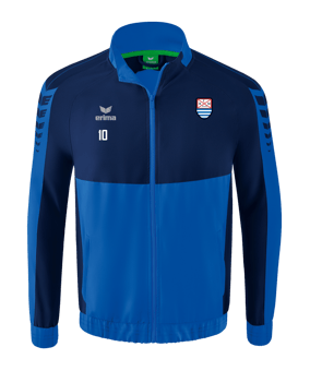 Erima Six Wings Präsentationsjacke Blau