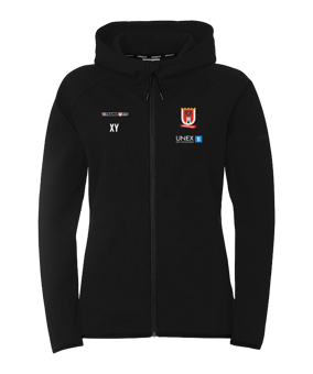 uhlsport ID Kapuzenjacke Damen Schwarz F01