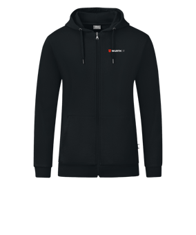 JAKO Organic Kapuzenjacke Schwarz F800