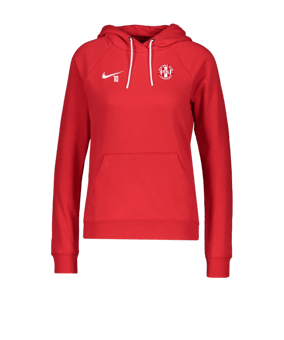 Sweat à capuche en polaire Nike Park 20 femmes Rouge blanc F657