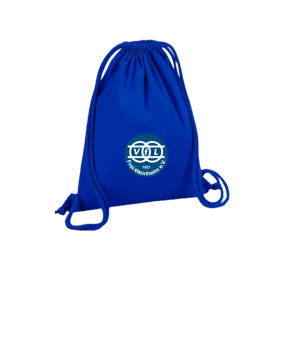 Merch Organic Premium Cotton Gymsack Bright Royal | logo4c