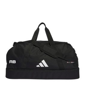 adidas Tiro League Duffel Bag Gr. L Schwarz Weiss