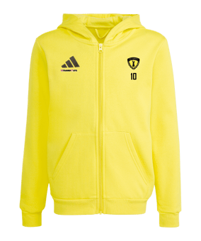 adidas Entrada26 Kapuzenjacke Kids Gelb
