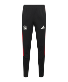 adidas Manchester United Tiro Trainingshose Kids Schwarz - schwarz