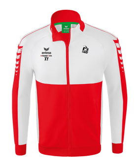 Erima Six Wings Trainingsjacke Rot Weiss