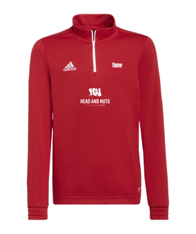 adidas Entrada 22 HalfZip Sweatshirt Kids Rot