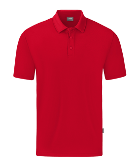 JAKO Organic Stretch Polo Shirt Rot F100 - rot