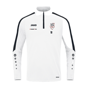 JAKO Power Sweatshirt Weiss Schwarz F000