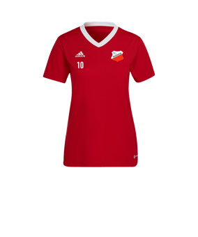adidas Entrada 22 Trikot Damen Rot Weiss
