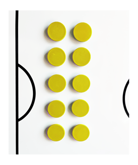 Cawila PRO Rundmagnet 10er Set 30mm Gelb - gelb