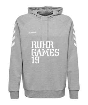 Hummel Ruhr Games 19 Go Cotton Hoody Grau F2006 - grau
