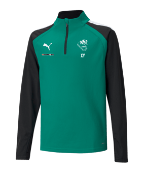 PUMA teamLIGA HalfZip Sweatshirt Kids Grün F05