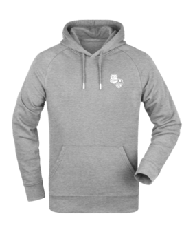 Merch Drummer Hoody Heather Grey | #justlogo1c