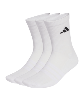 adidas Crew 3er Pack Socken Weiß