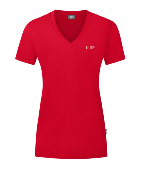 JAKO Organic T-Shirt Damen Rot F100