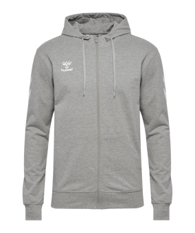 Hummel Go 2.0 Chevron Kapuzenjacke Grau F2006 - grau