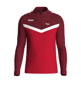 JAKO Iconic HalfZip Sweatshirt Rot F103