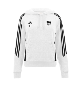 Sweat à capuche adidas Tiro 24 femmes blanc noir 