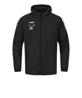 JAKO Team 2.0 Allwetterjacke Schwarz F800