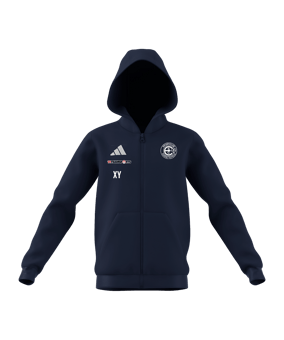 adidas Entrada 26 Kapuzenjacke Kids Blau